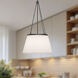 Alora Mood Speakeasy Pendant Ceiling Light in Matte Black