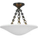AERIN Mollino LED 16 inch Bronze Semi-Flush Mount Ceiling Light
