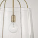 Madison 1 Light 14 inch Aged Brass Pendant Ceiling Light