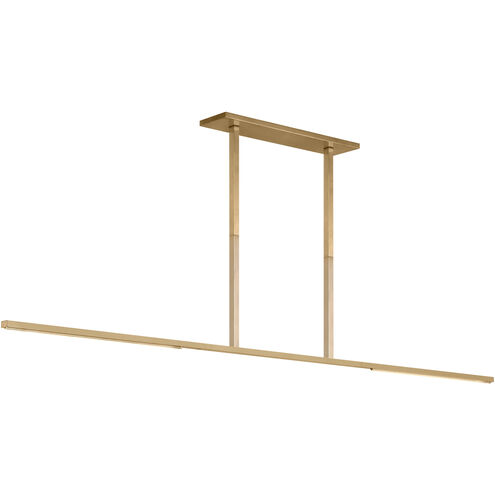Sean Lavin Cityscape 2 Light 72.3 inch Hand Rubbed Antique Brass Linear Chandelier Ceiling Light