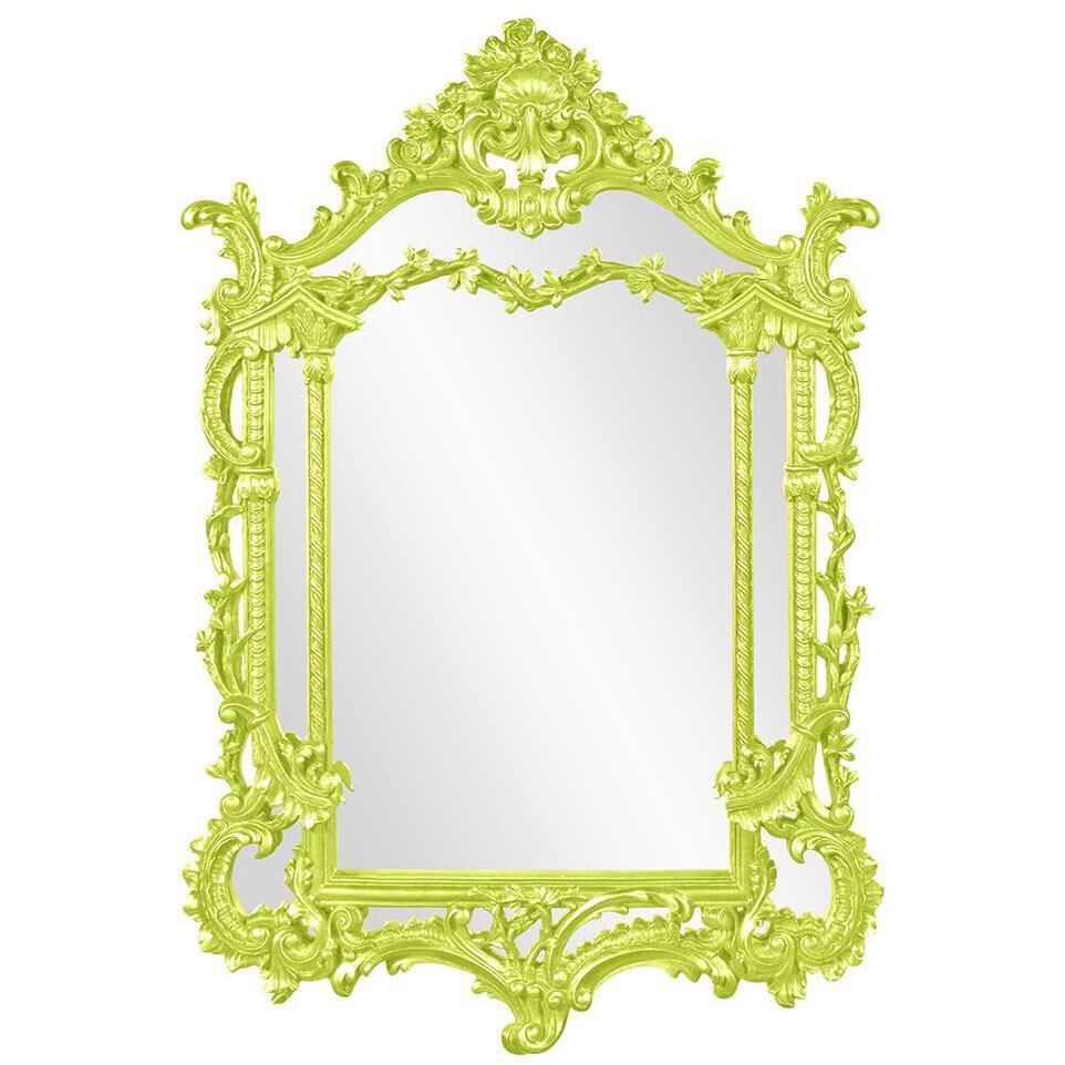 Arlington 49 X 34 inch Glossy Green Wall Mirror