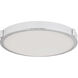 Halo LED 12.9 inch Chrome Flush Mount Ceiling Light