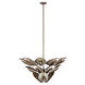 Spat 37 inch Pearlized Antique Brass Pendant Ceiling Light