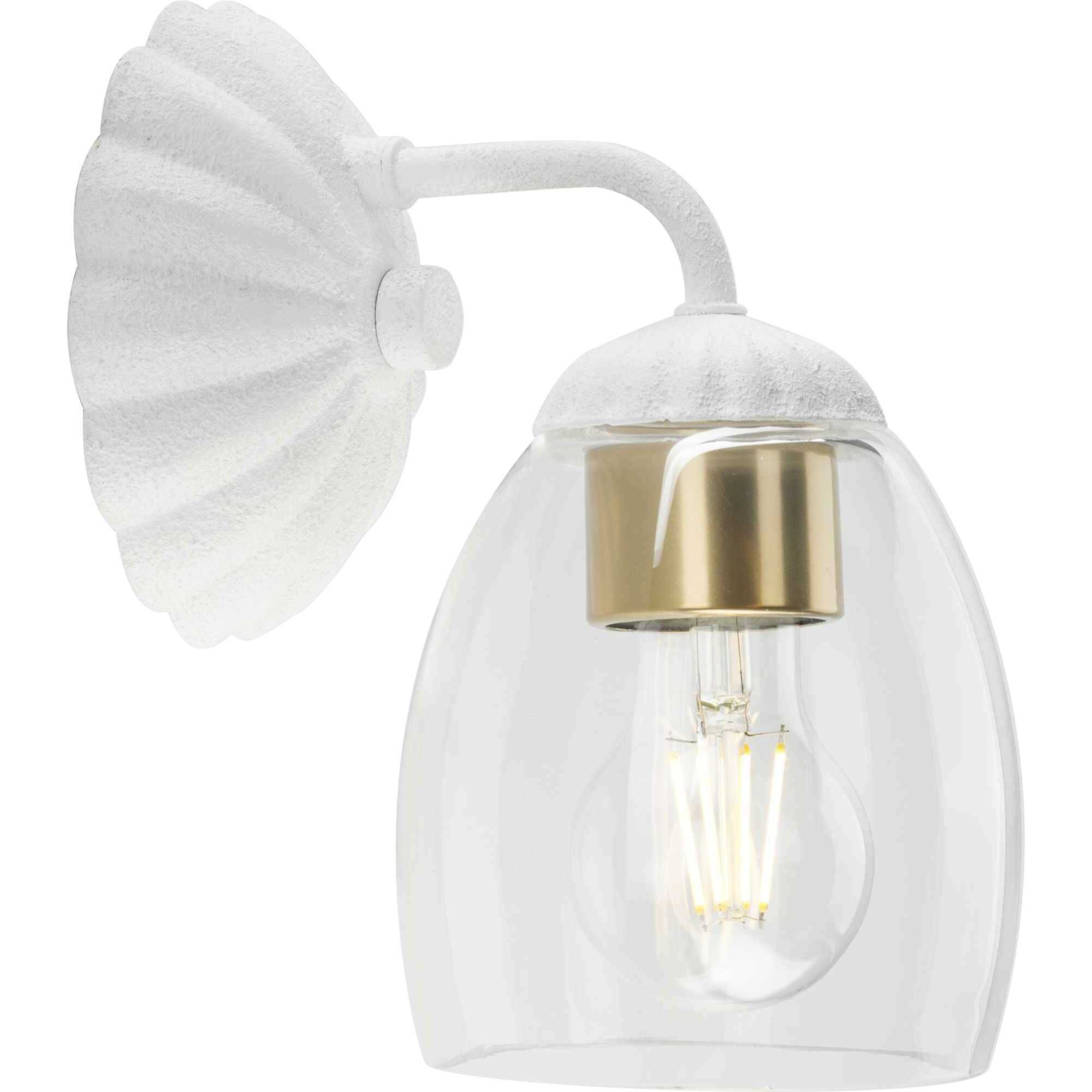 Quillan 1 Light 5 inch White Plaster Bathroom Vanity Light Wall Light