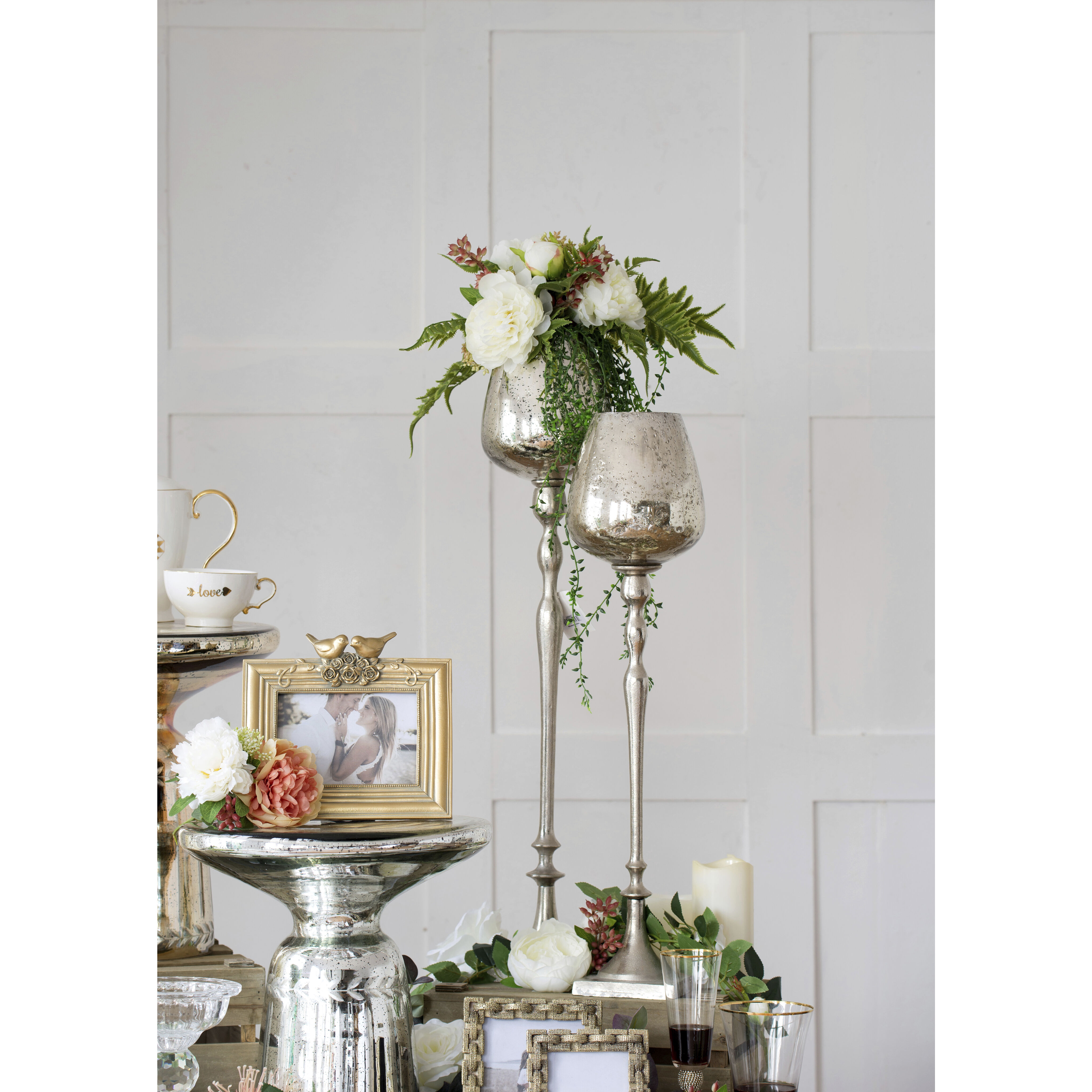 Keavy 32.5 X 7 inch Candleholder