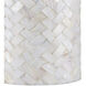 Meraki 27 inch 150 watt Natural Table Lamp Portable Light