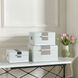 John Whisper Blue and Brushed Silver Accessory Box Set
