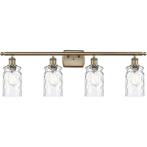 Ballston Candor LED 36 inch Antique Brass Bath Vanity Light Wall Light, Ballston
