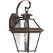 Quennel 1 Light 13 inch Antique Bronze Outdoor Wall Lantern, Small