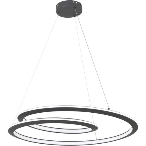 Infinite LED Sand Black Pendant Ceiling Light