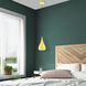 Amador 1 Light 6.25 inch Shiny Yellow with Polished Chrome Accents Mini Pendant Ceiling Light