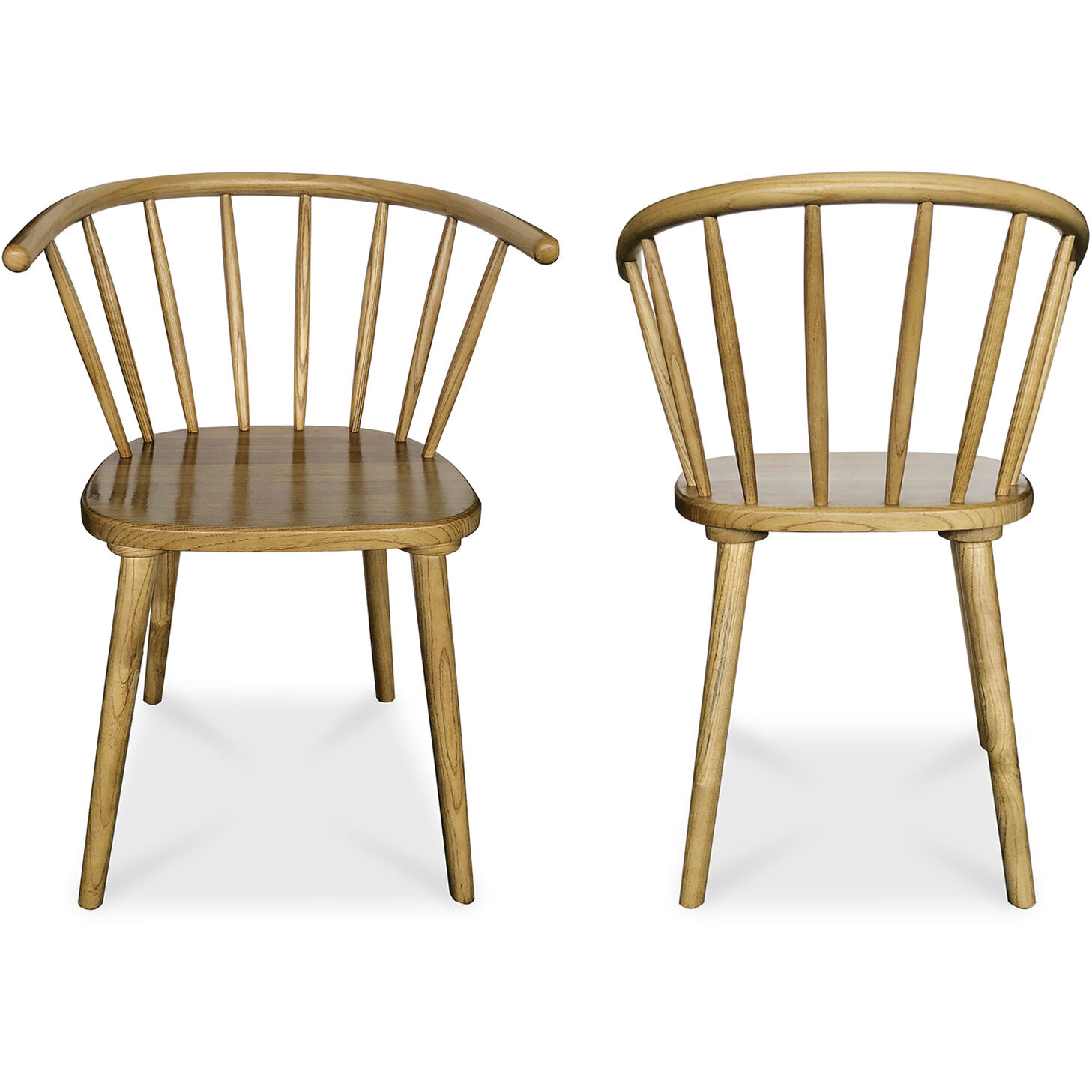 Norman Natural Dining Chair, Set of 2