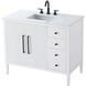 Blakely 42 X 34 inch White Bathroom Vanity Cabinet