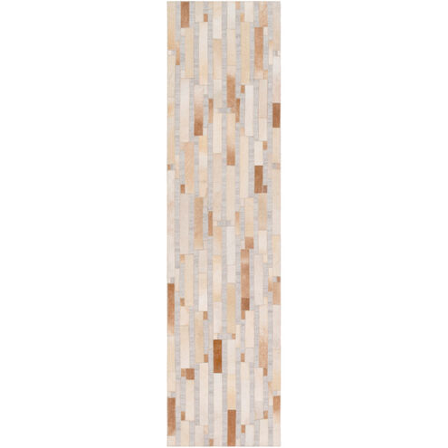 Medora 96 X 24 inch Camel/Khaki/Cream/Light Gray Rugs