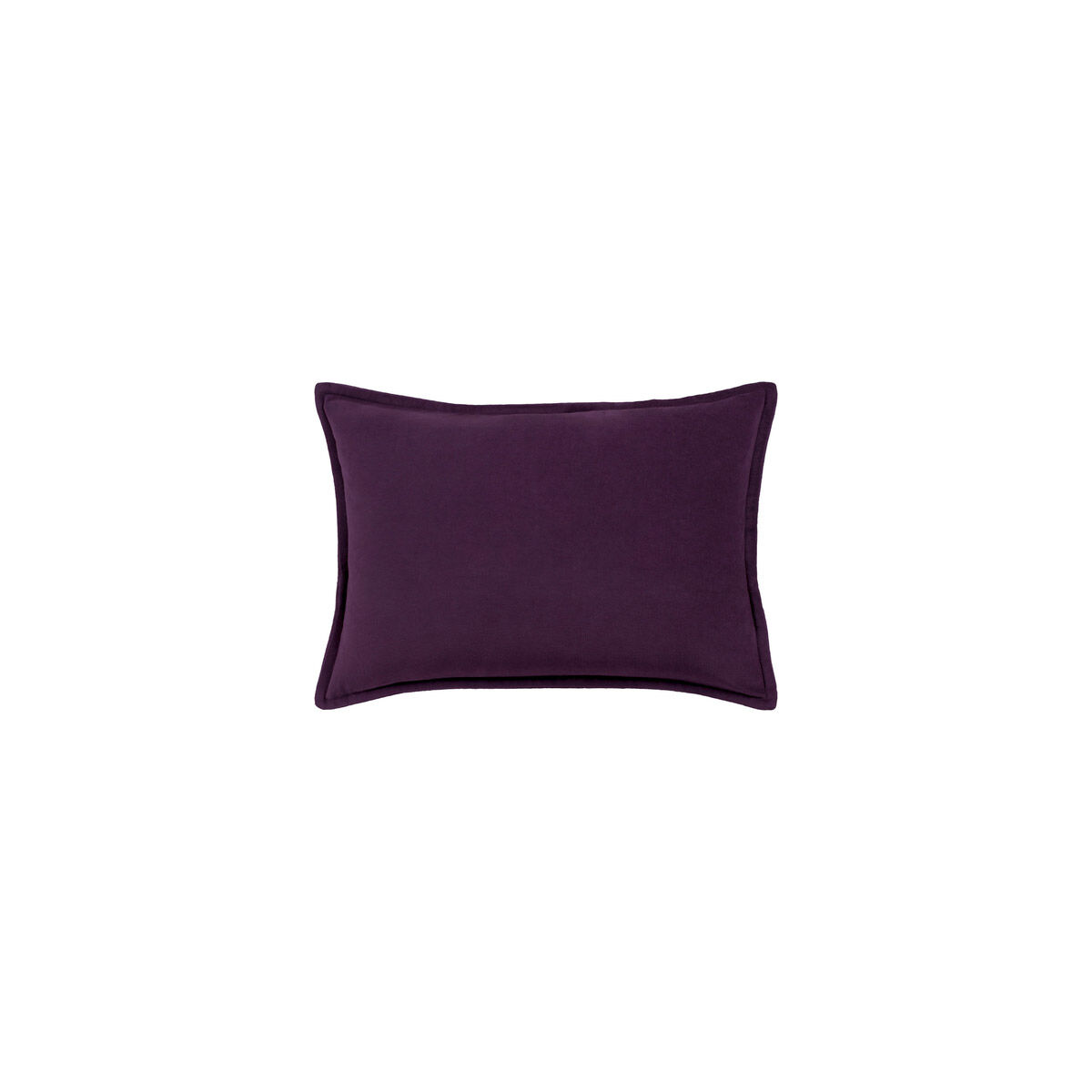 Cotton Velvet 19 X 19 inch Dark Plum Pillow Kit in 13 x 19, Lumbar