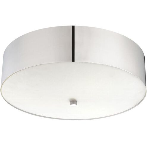 Element 16 inch Brushed Nickel Flush Mount Ceiling Light