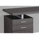 Ramapo 47 X 24 inch Grey and Silver Computer Desk