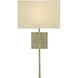 Ashdown 1 Light 12 inch Silver Leaf ADA Wall Sconce Wall Light
