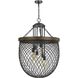 Marion 6 Light 26 inch Bronze with Wood Chandelier Ceiling Light