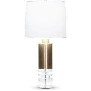 Scott 28.5 inch 150.00 watt Antique Brass Table Lamp Portable Light