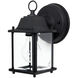 Outdoor 1 Light 8.25 inch Black Outdoor Wall Lantern 