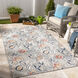 Cabo 45 X 26 inch Gray Outdoor Rug, Rectangle