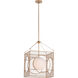 Globe 1 Light 18 inch Gold Lantern Pendant Ceiling Light