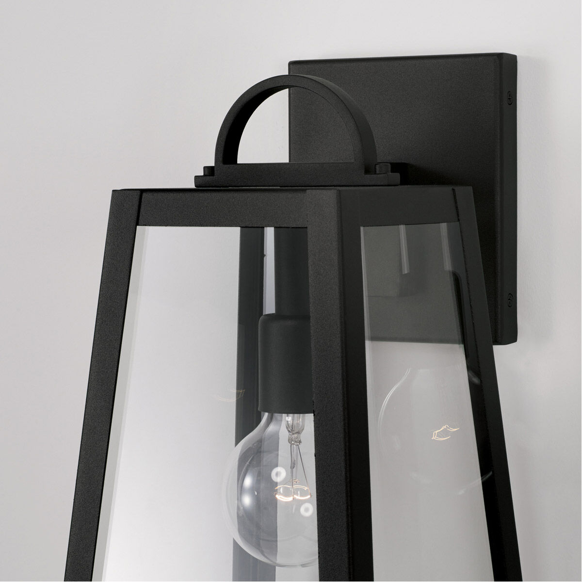 Leighton 1 Light 16 inch Black Outdoor Wall Lantern