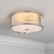 Ardezia 3 Light 11.75 inch Polished Nickel Flush Mount Ceiling Light