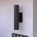 Chiasso LED 14.25 inch Textured Black Outdoor Wall