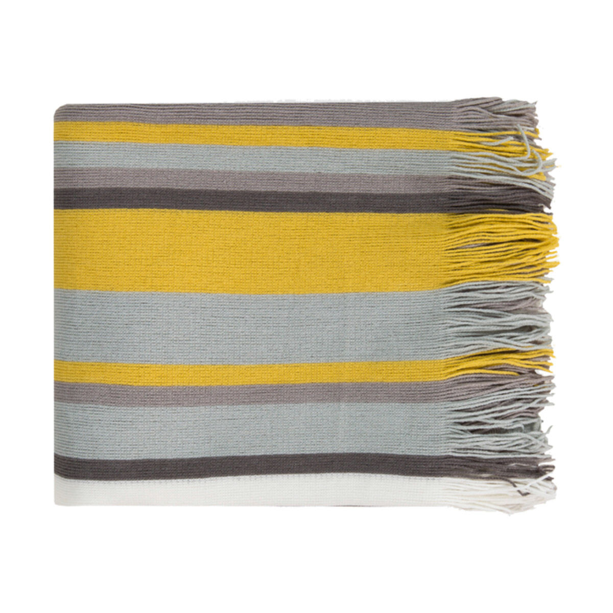 Topanga 60 X 50 inch Yellow and Blue Throw
