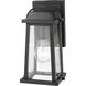 Millworks Outdoor Wall Light in Black