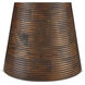 Gati 15 inch Umber Accent Table