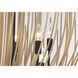 Florenza 12 Light 32 inch Legacy Brass and Dark Matte Black Chandelier Ceiling Light