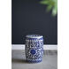 Garden 15.9 inch Blue and White Stool
