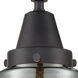 Caden 2 Light 15.75 inch Matte Black Bath Vanity Light Wall Light in Light Smoke Glass