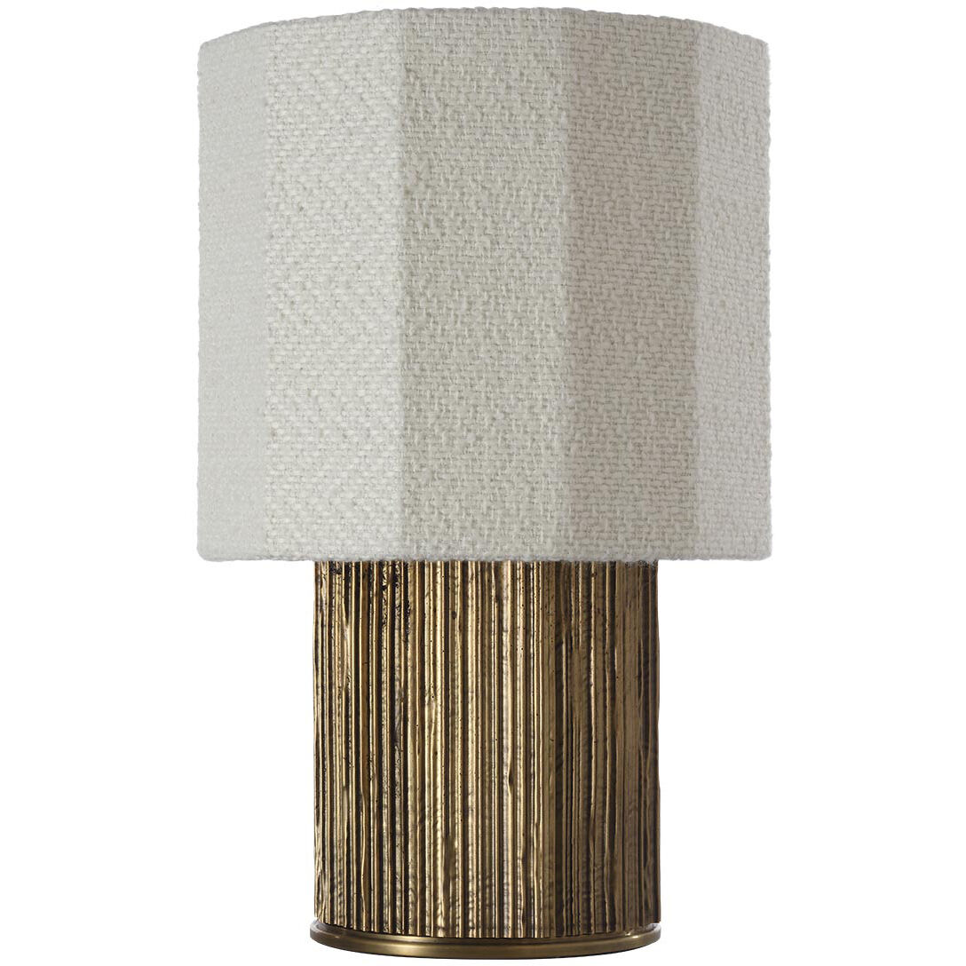 Anne-Marie Barton Fumar 17.5 inch 15.00 watt Ridged Tombac Table Lamp Portable Light