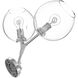 Fairfax Ave. Wall Sconce Wall Light in Matte Chrome