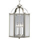 Nohely 3 Light 8 inch Brushed Nickel Foyer Pendant Ceiling Light