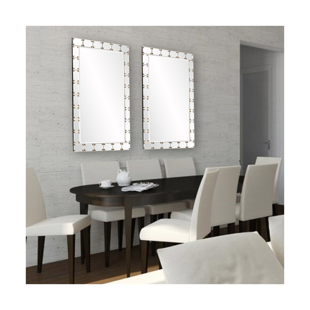 Remington 39 X 27 inch Mirrored Wall Mirror