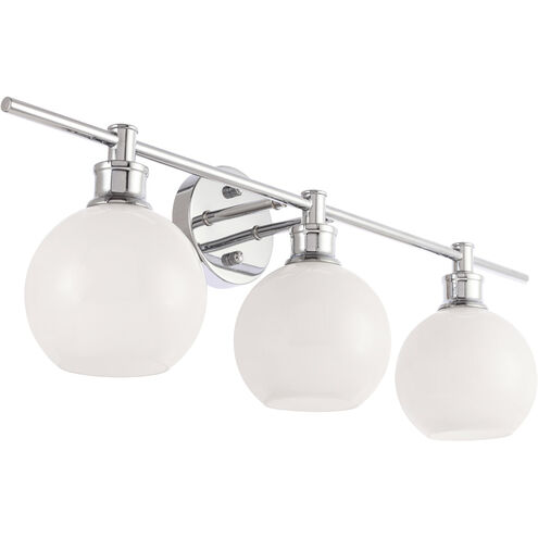 Collier 3 Light 28 inch Chrome Wall sconce Wall Light
