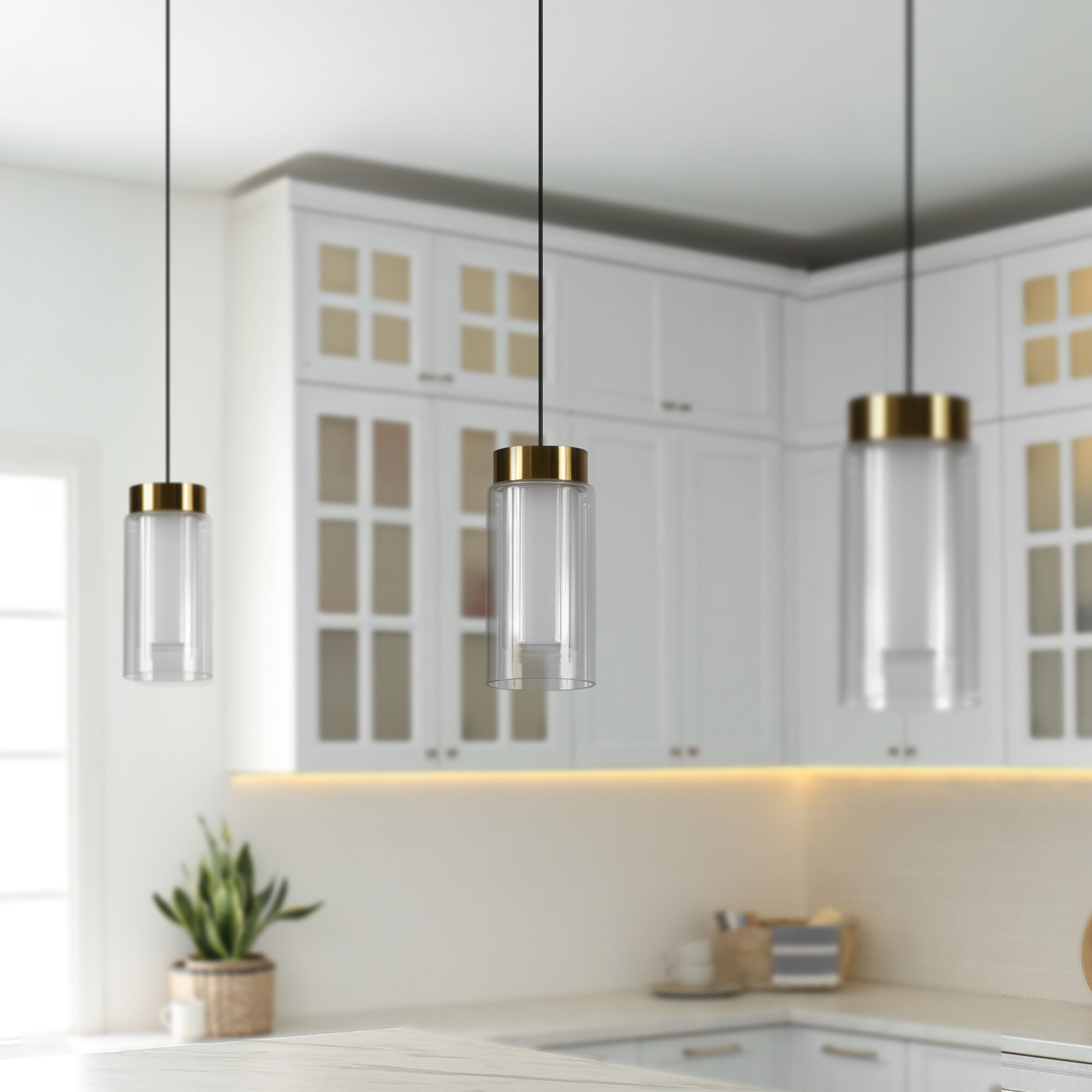 Artisan Collection/GENOA Series 5 inch Black Pendant Ceiling Light