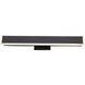 Obsidian LED 23.63 inch Sand Black Outdoor Wall