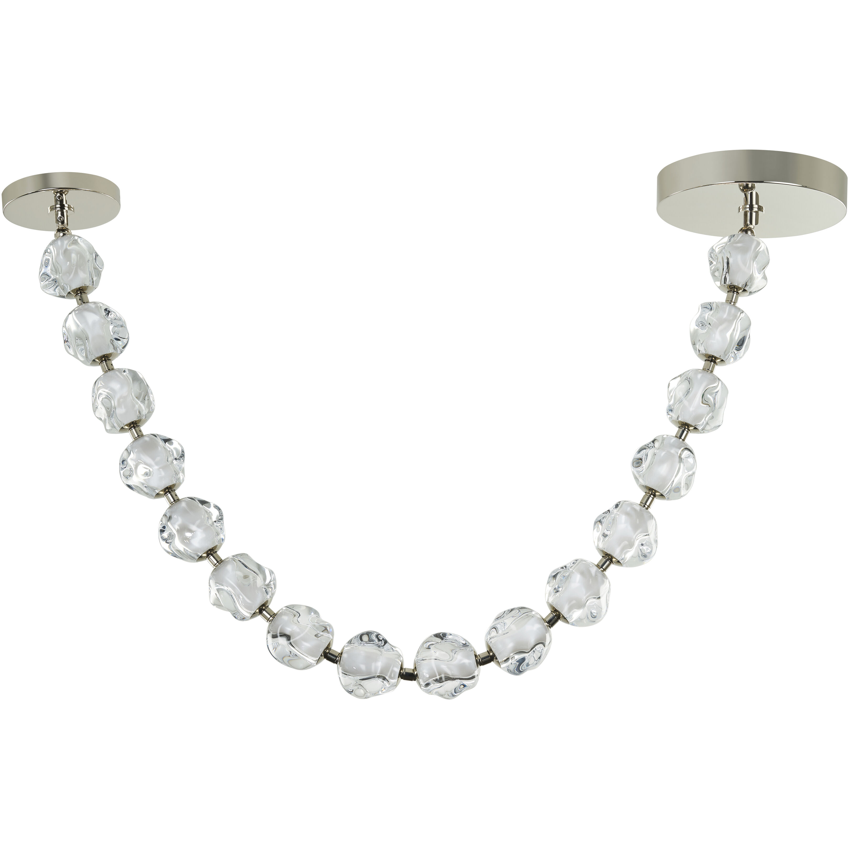 Jackie LED 12.6 inch Polished Nickel Pendant Ceiling Light