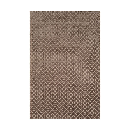 Molana 90 X 60 inch Khaki Rugs, Tencel and Cotton