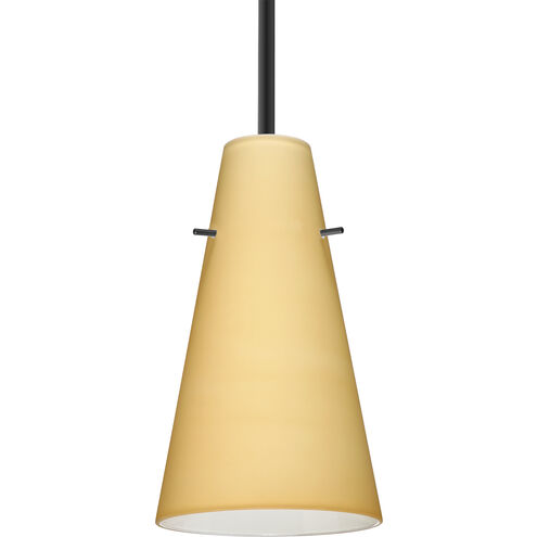 Cierro 1 Light Black Stem Pendant Ceiling Light