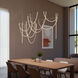 Suspenders LED 82 inch Satin White and Frosted Chandelier Ceiling Light