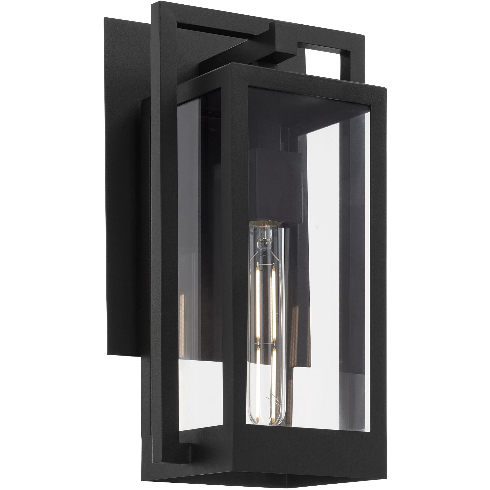 Marco 1 Light 15 inch Textured Black Outdoor Wall Lantern