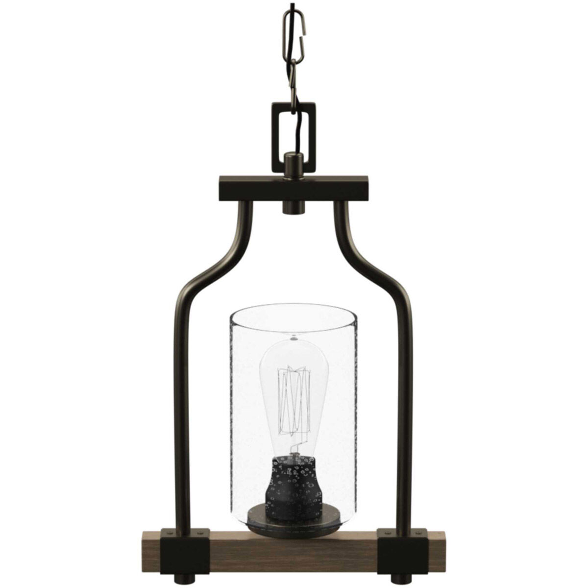 Barnes Mill 1 Light 9 inch Antique Bronze Mini-Pendant Ceiling Light