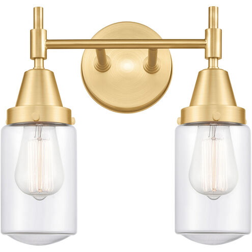 Caden LED 14 inch Satin Gold Bath Vanity Light Wall Light